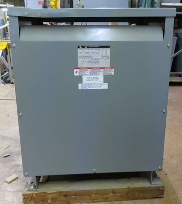 112.5 KVA 480 Primary, 240 Secondary, Square D transformer, class AA, 1 yr warranty - Image 5