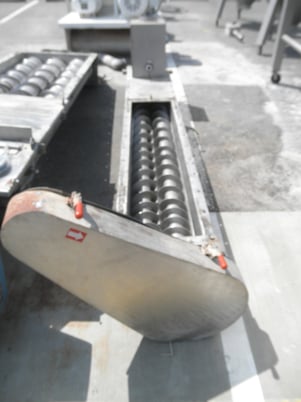 Live Bin Bottom, Stainless Steel, 5" diameter x 8' l screws - Image 1