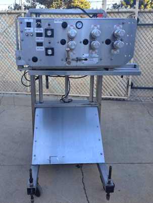 ELF #ACT600R, Inline Capper/Torquer Machine, 6-Spindle, adjustable gripper belts, 25-110 mm Caps - Image 1