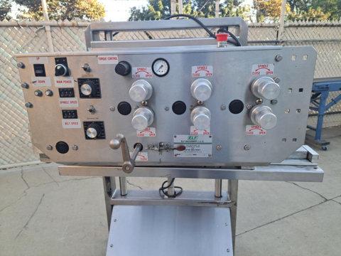 ELF #ACT600R, Inline Capper/Torquer Machine, 6-Spindle, adjustable gripper belts, 25-110 mm Caps - Image 6
