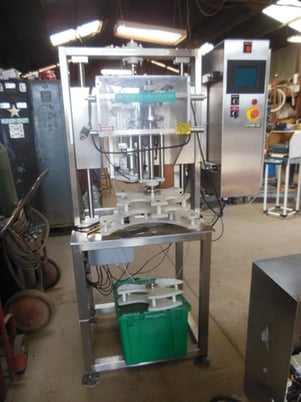 Inline Filling Systems, Single Head Capper, 20 CPM, 92 mm Capacity, 80 psig air, 110 VAC - Image 1