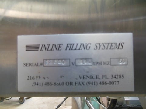 Inline Filling Systems, Single Head Capper, 20 CPM, 92 mm Capacity, 80 psig air, 110 VAC - Image 6