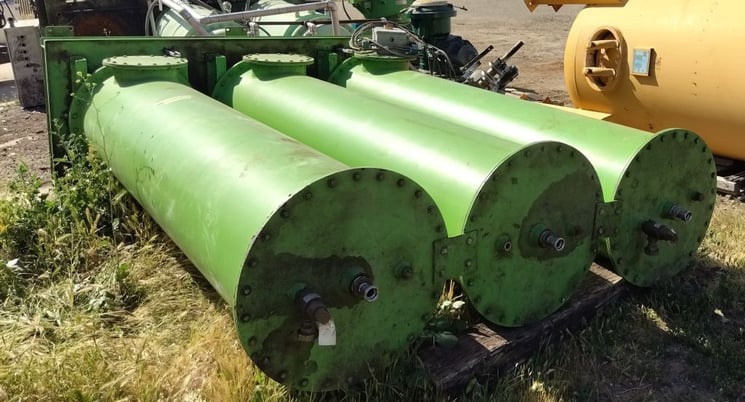 24" x 9' Tactical Fabrication, Ion Exchange Columns, (3) 24" diameter x 9' H columns w/ (1) 2.5"dia. & - Image 3