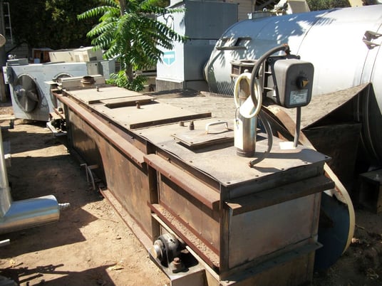 18" wide x 13' long, Horizontal Metal Mesh Belt Feed Conveyor, Stainless Steel, 3 HP - Image 1