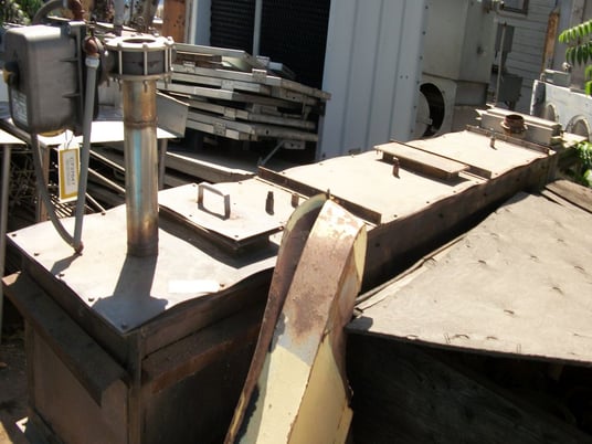 18" wide x 13' long, Horizontal Metal Mesh Belt Feed Conveyor, Stainless Steel, 3 HP - Image 2