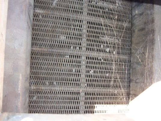 18" wide x 13' long, Horizontal Metal Mesh Belt Feed Conveyor, Stainless Steel, 3 HP - Image 5