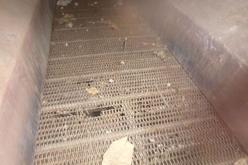 18" wide x 13' long, Horizontal Metal Mesh Belt Feed Conveyor, Stainless Steel, 3 HP - Image 7