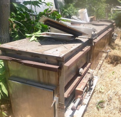 18" wide x 13' long, Horizontal Metal Mesh Belt Feed Conveyor, Stainless Steel, 3 HP - Image 9