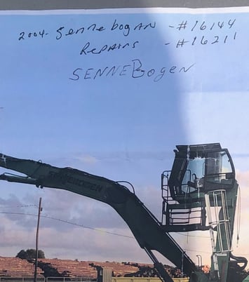 Sennebogen Model 835 Cherry Picker, recently refurbished, 2004 - Image 1