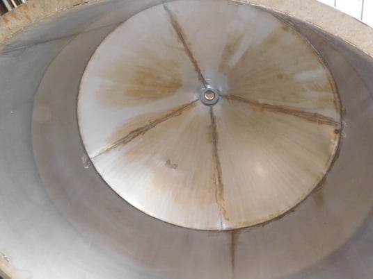 Stainless Steel Cone Hopper, 304 Stainless Steel, 72" ID, 36" wall - Image 9