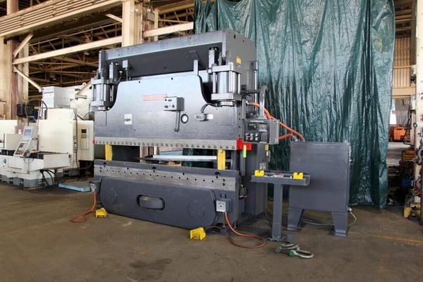 175 Ton, Cincinnati #AS175-8, CNC Autoshape hydraulic press brake, 10' overall, 102" between housing, 1986 - Image 1