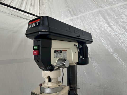 16" Jet #JDP-17MF, drill press, 18" x 15.5" table, with Procurnier #3 tapping attachment - Image 4