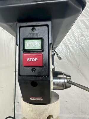 16" Jet #JDP-17MF, drill press, 18" x 15.5" table, with Procurnier #3 tapping attachment - Image 6