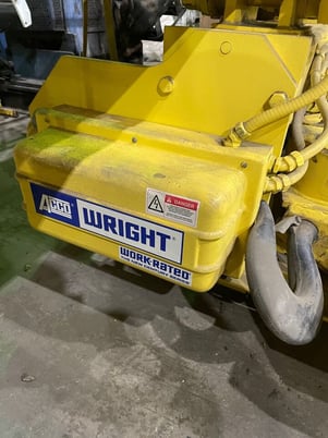 15 Ton, Wright bridge crane, underslung single girder, 20' bridge, 20' lift, radio & pendant Control - Image 7