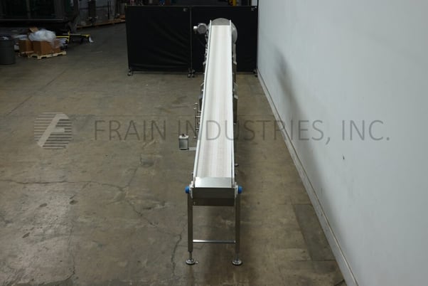 14" wide x 17.9' long, Ssi Conveyors, Stainless Steel frame belt conveyor, table top 40" infeed height and - Image 3