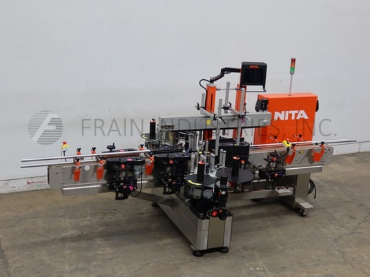 Nita Smart Labeling Systems #XP200T, front / back and wrap labeler, mounted on Stainless Steel & anodized - Image 5