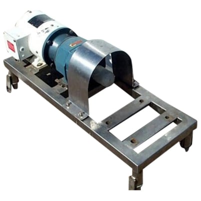 1.5 HP @ 1725 RPM, Boston #Gear-800-Series, gear reducer, 3/4" shaft, Stainless Steel base, 208-230/460 Volts - Image 1