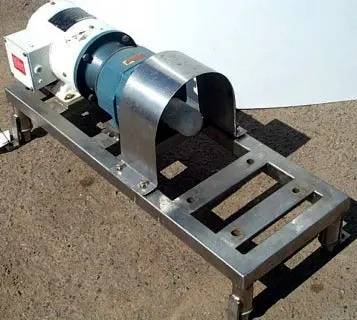 1.5 HP @ 1725 RPM, Boston #Gear-800-Series, gear reducer, 3/4" shaft, Stainless Steel base, 208-230/460 Volts - Image 2