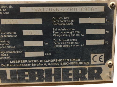 Liebherr #L564, Loader, 2003 - Image 4