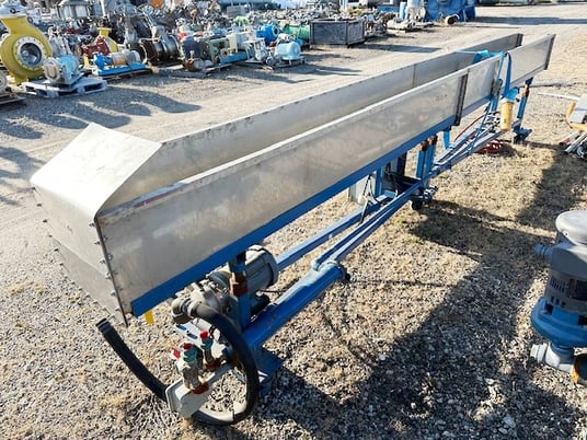 12" width x 12" D x 15' L Stainless Steel water bath, includes pump, heat exchanger & starter - Image 5