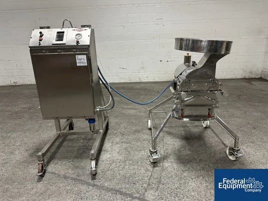Fitzpatrick #D6A Fitzmill, Stainless Steel construction, pan feed with external control panel, 460 volt - Image 1