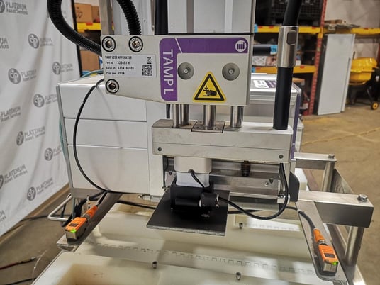 Ideon Packaging #TAMP-L250, Stainless Steel, conveyor with ID Technology, label printer / applicator - Image 4