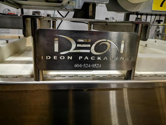 Ideon Packaging #TAMP-L250, Stainless Steel, conveyor with ID Technology, label printer / applicator - Image 8