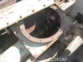 8" diameter x 5' long, pacific, Screw Conveyor, Carbon Steel, 18" diameter Top inlet, 10" x 9" outlet - Image 3
