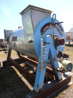 48" x 108" Con-vey Systems, Continuous Paddle Mixer/Dryer, 100 cu.ft., (26) 10" x 5" x 1-3/4" thick paddles - Image 5