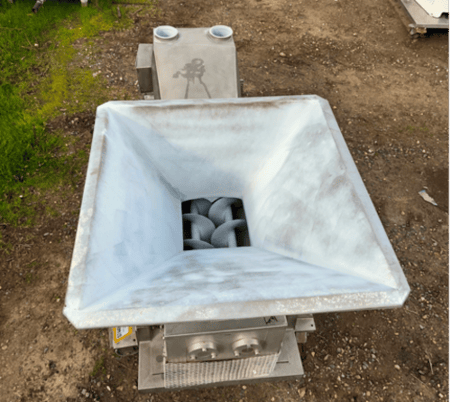 Stainless Steel Fabrication Company Steel Fabrication Company #700, Dual-Auger Feeder w/Hopper, 30" x 30" x - Image 4
