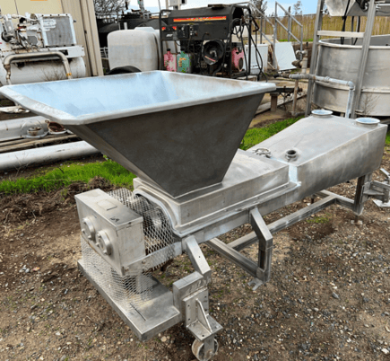 Stainless Steel Fabrication Company Steel Fabrication Company #700, Dual-Auger Feeder w/Hopper, 30" x 30" x - Image 5