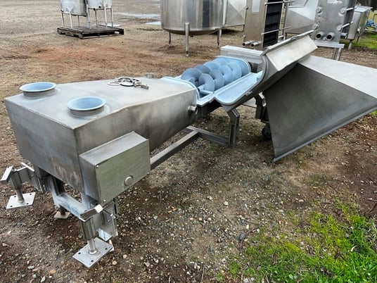 Stainless Steel Fabrication Company Steel Fabrication Company #700, Dual-Auger Feeder w/Hopper, 30" x 30" x - Image 9