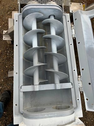 Stainless Steel Fabrication Company Steel Fabrication Company #700, Dual-Auger Feeder w/Hopper, 30" x 30" x - Image 10