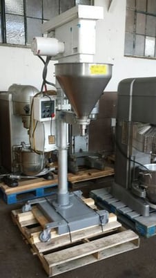 Mateer Burt #909, Single-Head Auger Filler, Stainless Steel, 21" diameter x 20" deep hopper w/1.5" discharge - Image 3