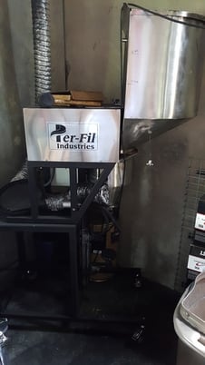 Per-Fil #MR-1X Micro Recharger, Table-top Auger Filler, Stainless Steel, 1-Head - Image 2