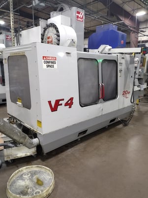 Haas #VF-4APC, 4-Axis CNC vertical machining center, 50" X, 20" Y, 25" Z, 10000 RPM, 24 side mount tool - Image 2