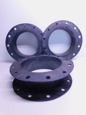 Unaflex Kadant, Rubber Expansion Joint Style 600, 14" Bore x 6" H 21" outside dimension, NEW (3 in lot) - Image 1