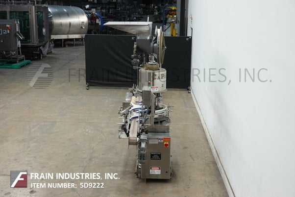 Pneumatic Scale #D4F, automatic, Stainless Steel, 4-head rotary, chuck capper capable of speeds from 40-120 - Image 3