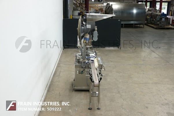 Pneumatic Scale #D4F, automatic, Stainless Steel, 4-head rotary, chuck capper capable of speeds from 40-120 - Image 4