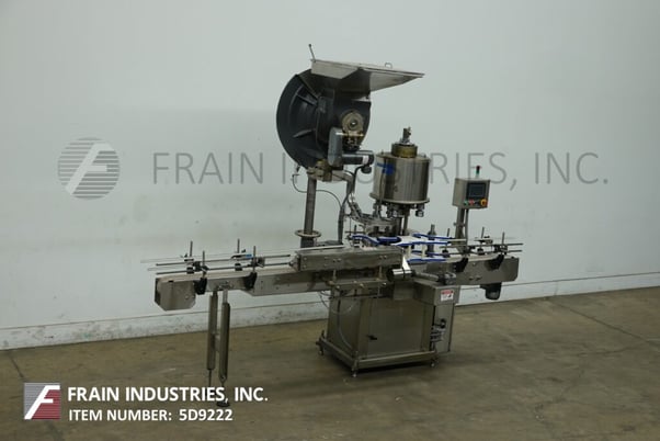Pneumatic Scale #D4F, automatic, Stainless Steel, 4-head rotary, chuck capper capable of speeds from 40-120 - Image 5