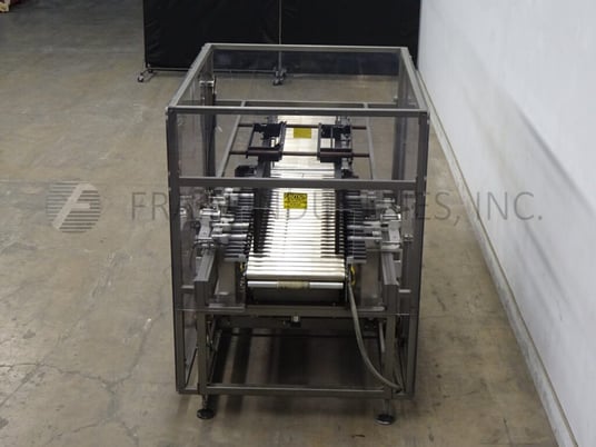 Arpac #Upstack, roller conveyor upstacker, pneumatic closing fingers upstacker capable of stacking trays or - Image 3