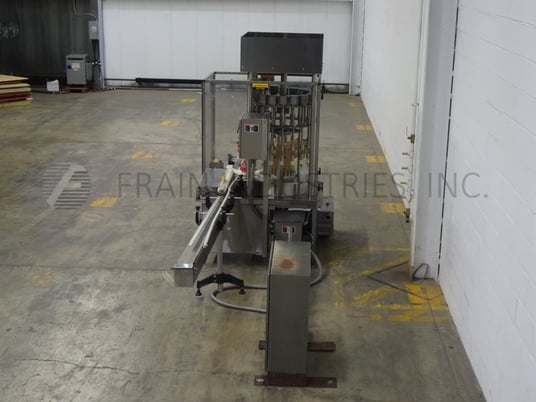 MRM Elgin #R50G-SF-18, automatic, 18 head, Stainless Steel rotary, fill to level pressure gravity filler - Image 4