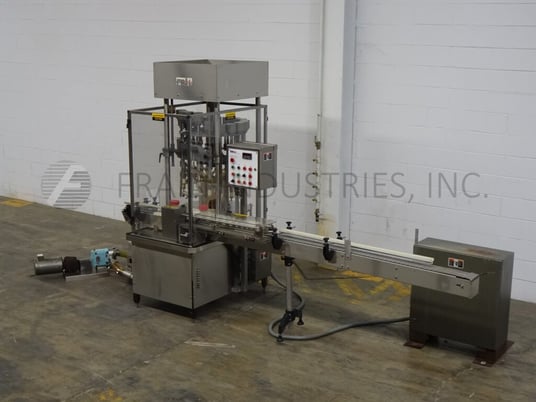 MRM Elgin #R50G-SF-18, automatic, 18 head, Stainless Steel rotary, fill to level pressure gravity filler - Image 5