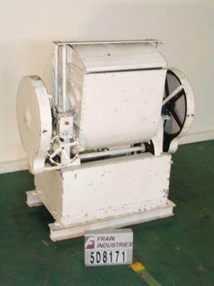 J H Day, 30 cu.ft. Stainless Steel single arm Naben blade mixer, manual tilting mechanism, double end drive - Image 1