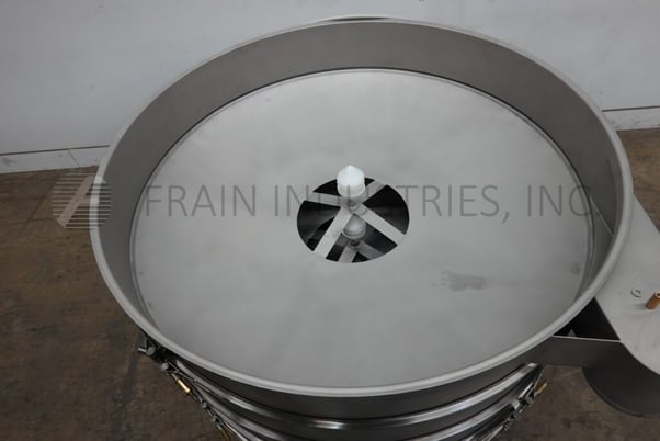 Custom Advanced Connections #DM60, 60" separation vibratory sifter, mounted on vibratory pedestal style base - Image 2