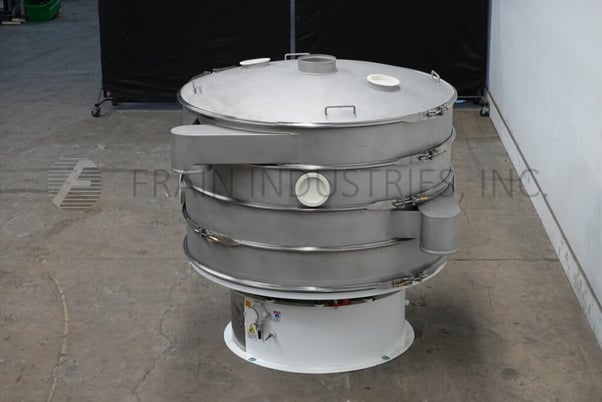 Custom Advanced Connections #DM60, 60" separation vibratory sifter, mounted on vibratory pedestal style base - Image 3