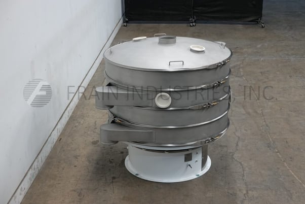 Custom Advanced Connections #DM60, 60" separation vibratory sifter, mounted on vibratory pedestal style base - Image 4