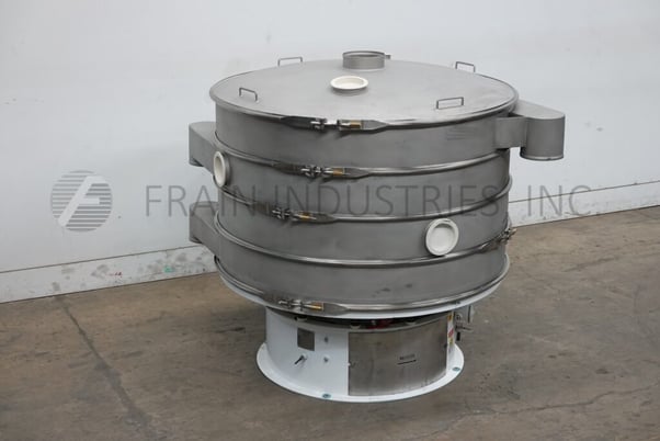 Custom Advanced Connections #DM60, 60" separation vibratory sifter, mounted on vibratory pedestal style base - Image 5