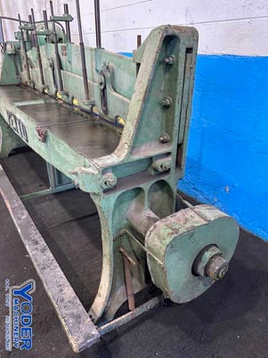 14 gauge x 10' Roto-Die #15, hydraulic, 3" stroke, 7/8" die opening, rear operated manual back gauge, sheet - Image 3