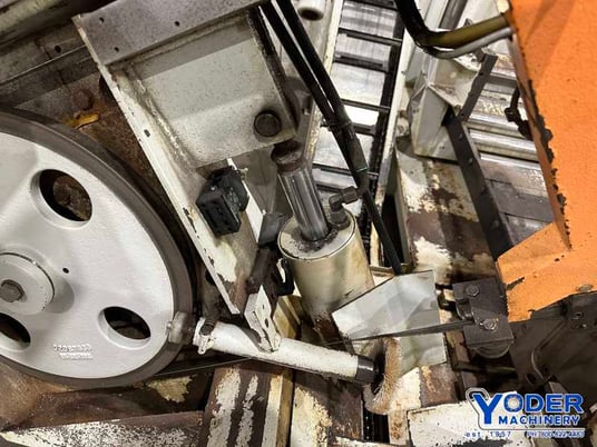 12.5" x 12.5" Kasto #POS/GA4, horizontal band saw, hydraulic mitering, spare blades, #77086 - Image 7